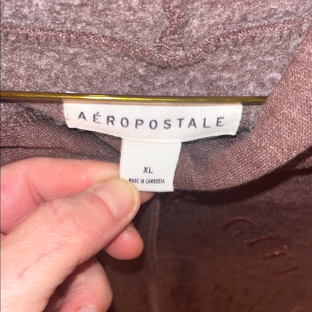 Aeropostale Brown Hoodie - Picture 3 of 5